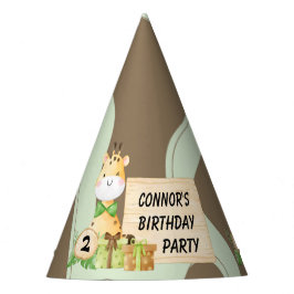 Cute Giraffe voor Toddlers Feesthoedjes