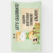 Cute Giraffe voor Toddlers Spandoek (Verticaal)