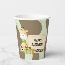 Cute Giraffe voor Toddler's verjaardag