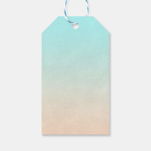 Cute Giraffe Waterverf Mam & Baby Hartelijk dank Cadeaulabel (Achterkant)