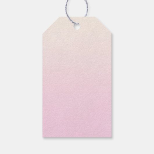 Cute Giraffe Waterverf Mam & Baby Hartelijk dank Cadeaulabel (Achterkant)