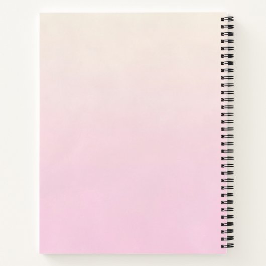 Cute Giraffe Waterverf Mam en Baby Notitieboek (Achterkant)