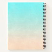 Cute Giraffe Waterverf Mam en Baby Notitieboek (Achterkant)