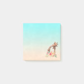 Cute Giraffe Waterverf Mam en Baby Post-it® Notes (Voorkant)