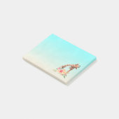 Cute Giraffe Waterverf Mam en Baby Post-it® Notes (Schuin)