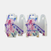 Cute Giraffe Zoo Animal Birthday Cake Favor Box Bedankdoosjes (Uitgevouwen)