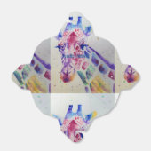 Cute Giraffe Zoo Animal Birthday Cake Favor Box Bedankdoosjes (Uitgevouwen)