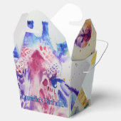 Cute Giraffe Zoo Animal Birthday Cake Favor Box Bedankdoosjes (Geopend)