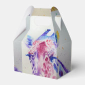 Cute Giraffe Zoo Animal Birthday Cake Favor Box Bedankdoosjes (Achterkant)