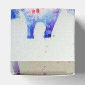 Cute Giraffe Zoo Animal Birthday Cake Favor Box Bedankdoosjes (Bovenkant)