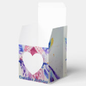 Cute Giraffe Zoo Animal Birthday Cake Favor Box Bedankdoosjes (Geopend)