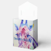 Cute Giraffe Zoo Animal Birthday Cake Favor Box Bedankdoosjes (Geopend)