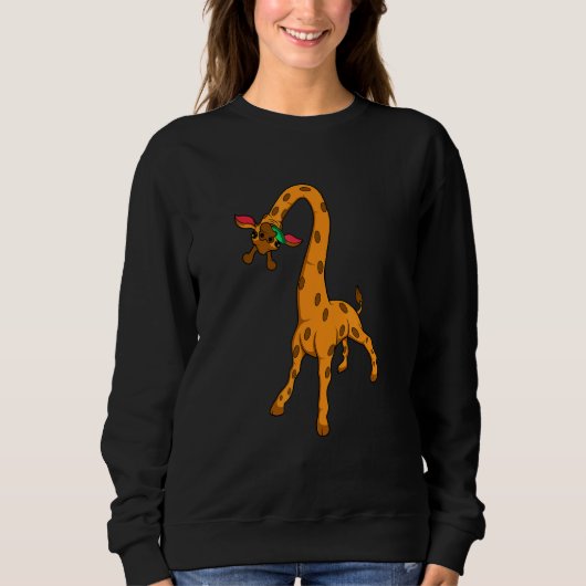 Cute Giraffe Zookeeper Trui (Voorkant)