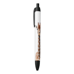 Cute giraffe zwarte inkt pen