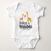 Cute Giraffes - Looptijd door oma Romper (Voorkant)