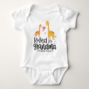 Cute Giraffes - Looptijd door oma Romper
