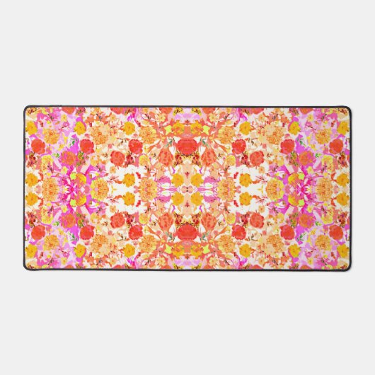 Cute girale bloemen Hoesje-Mate samsung galax Bureaumat (Voorkant)