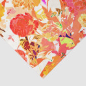 Cute girale bloemen patroon tissuepapier (Detail)