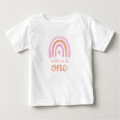 Cute Girl 1e verjaardag T-shirt (Voorkant)