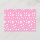 Cute Girl Beren Book Request for Baby shower Informatiekaartje (Achterkant)