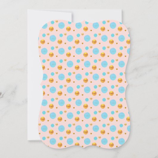 Cute Girl Birthday Persoonlijke uitnodiging (Achterkant)