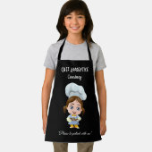 Cute Girl Chef Apprentice Black Schort (Insitu)