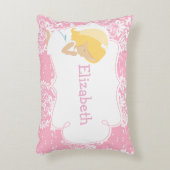 Cute Girl Child Praying and Poem Accent Kussen (Voorkant(Verticaal))