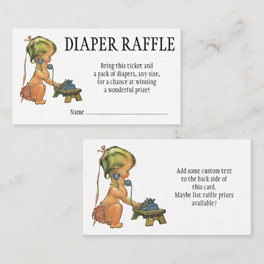  Cute Girl die over Speelgoed spreekt Luidsprekers Informatiekaartje (Voorkant / Achterkant)