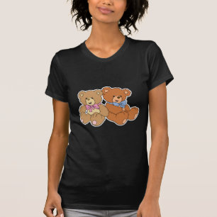 Cute Girl en Boy Beer T-shirt