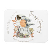 Cute Girl Friendsgiving Thanksgiving Dinner Magneet (Horizontaal)