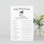 Cute Girl Ghost Baby Word Scramble Game (Staand voorkant)