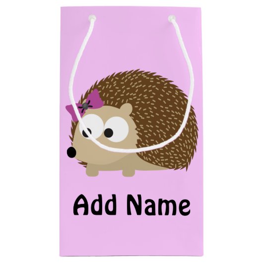 Cute Girl Hedégel Klein Cadeauzakje (Achterkant)