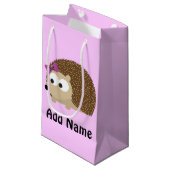 Cute Girl Hedégel Klein Cadeauzakje (Voorkant Gekanteld)