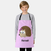 Cute Girl Hedégel Schort (Gedragen)