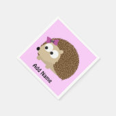 Cute Girl Hedégel Servet (Hoek)