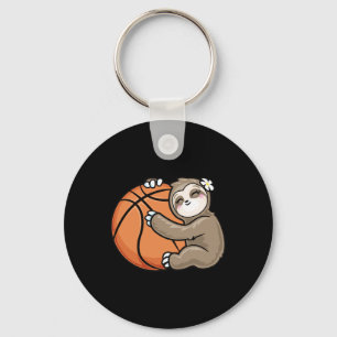 Cute Girl houdt van Slovakte Basketball Sleutelhanger