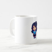 Cute girl koffiemok (Voorkant links)