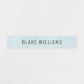 Cute Girl Mermaid Kinder Name School Waterproof Labels (Design 1)