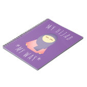 CUTE GIRL MET HIJAB NOTITIEBOEK ISLAMIC GIFT (Linkerzijde)