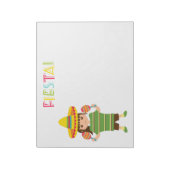 Cute Girl Mexican Fiesta Maracas Notitieblok (Linkerzijde)