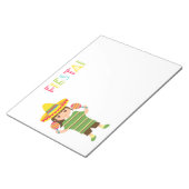 Cute Girl Mexican Fiesta Maracas Notitieblok (Schuin)