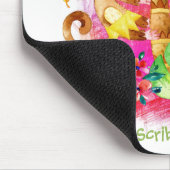 Cute Girl Monkey Climbing Tree Muismat (Hoek)