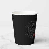 Cute Girl Mummy Coffin Halloween Birthday Party Papieren Bekers (Achterkant)