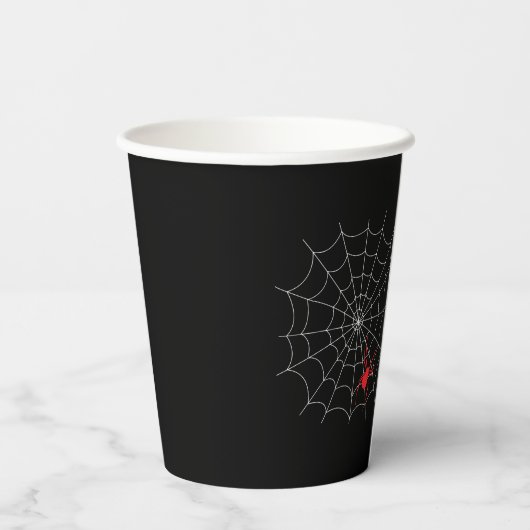 Cute Girl Mummy Coffin Halloween Birthday Party Papieren Bekers (Achterkant)