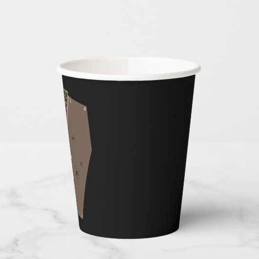 Cute Girl Mummy Coffin Halloween Birthday Party Papieren Bekers (Links)