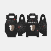 Cute Girl Mummy Coffin Halloween Kinder Party Bedankdoosjes (Uitgevouwen)