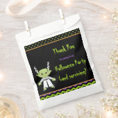 Cute Girl Mummy Halloween Party Bedankzakje (Geknipt)