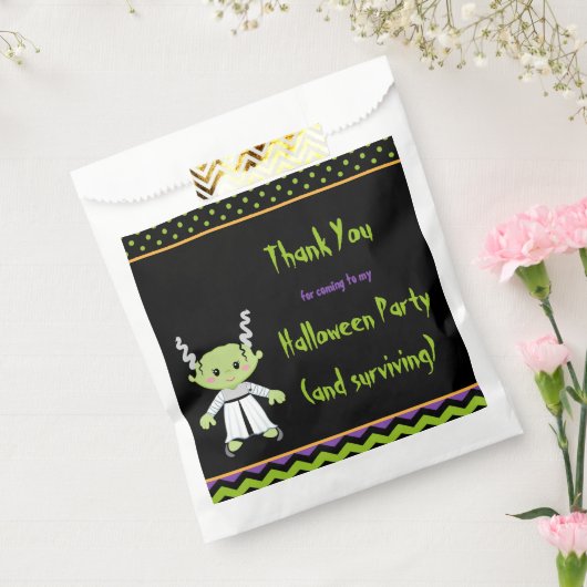 Cute Girl Mummy Halloween Party Bedankzakje (Gezegeld)