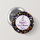 Cute Girl Mummy Halloween Party Ronde Button 5,7 Cm (Voorkant /achterkant)
