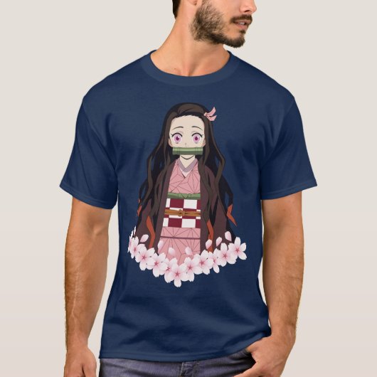 Cute Girl Nezuko T-shirt (Voorkant)